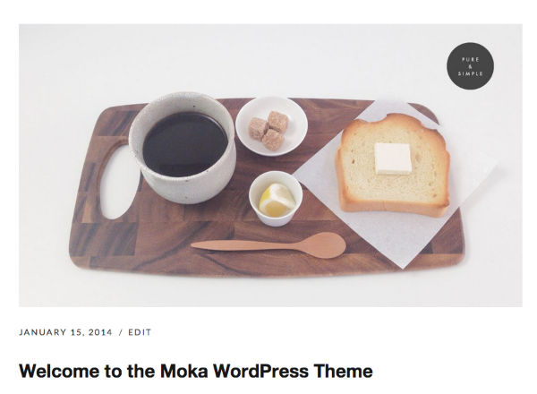 Moka A Pure Minimal Premium WordPress Theme 2