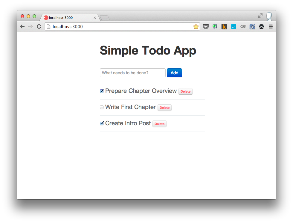 Meteor Todo App Screenshot