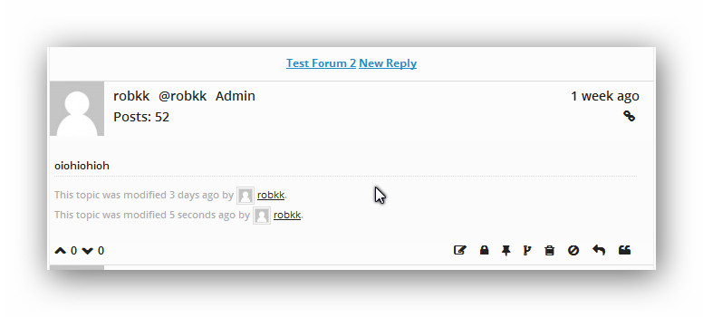 back to forum button and new reply button