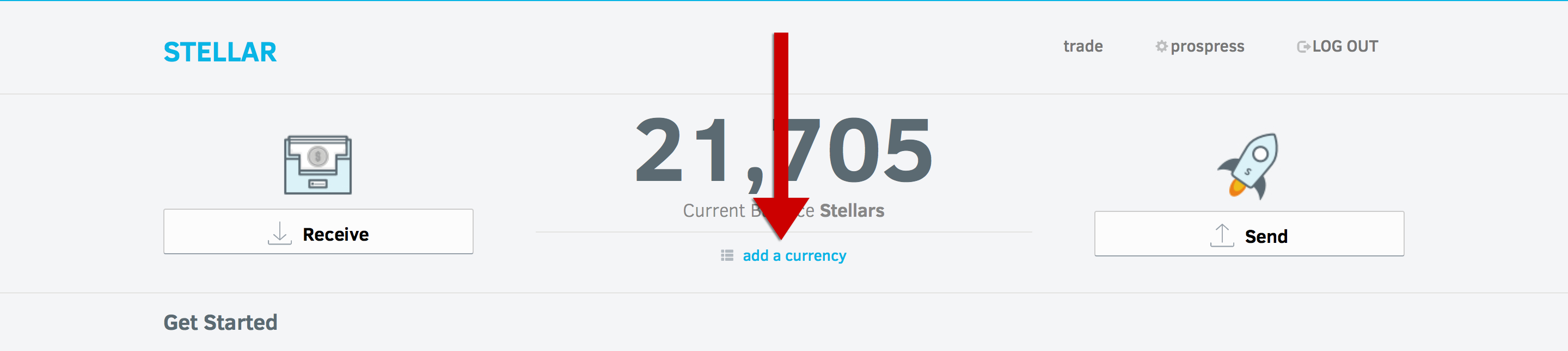 Stellar Add Currency screenshot