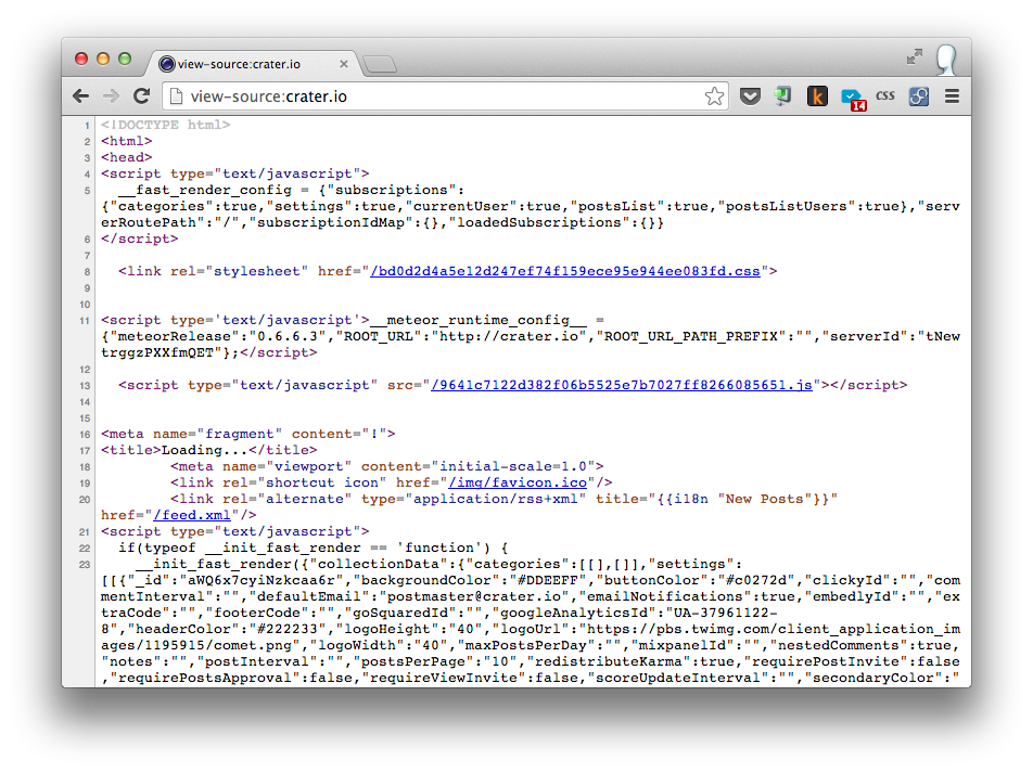 HTML Comes with Fast Render