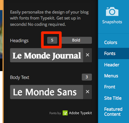 Customize Expound WordPress