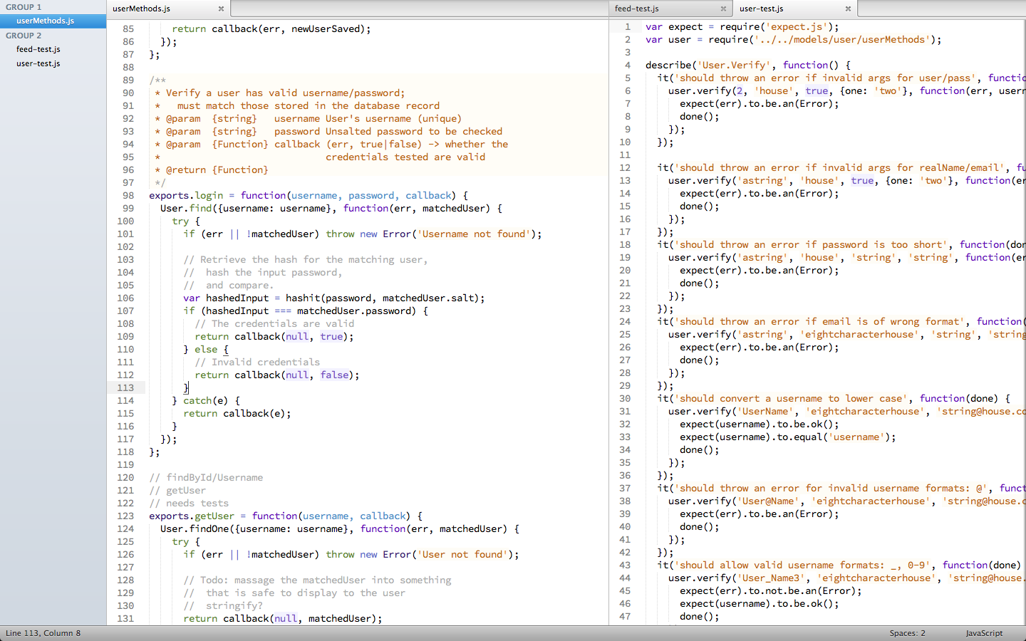 Customised Javascript setup for Sublime Text 2